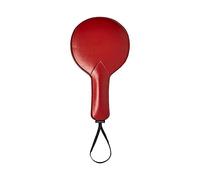 Sportsheets Saffron Vegan Ping Pong Paddle, Sturdy, Black and Red