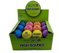SPORTSPET High Bounce Medium Rubber Dog Ball - 1 Ball Random Colour