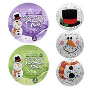 SPORTSPET High Bounce Dog Balls Snowman Stack Edition, Rubber Dog Ball, Dog, Fun Fetch Toy for Dogs, Durable Dog Ball for Play, for Dogs, Pack of 3 (60mm)