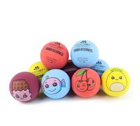 SPORTSPET High Bounce Scented Natural Rubber Dog Balls, PACK OF 10 (60mm)