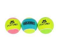 SPORTSPET Mini Squeak! Tennis Ball 1pc Random Colour
