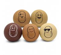SPORTSPET Peanut Butter Scented High Bounce Dog Balls, PACK OF 5