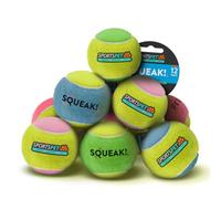 Sportspet Tennis Ball - 12 Pack - With Squeaker