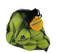 SPORTSPET Tennis Balls for Dogs - Extra Bouncy - Non Toxic - Durable - Long Lasting - Floats (Tennis Balls Standard (12 Pack)) (64mm)