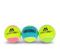 Sportspet Tennis Ball - 3 Pack - With Squeaker