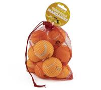 SPORTSPET Tennis Dog Balls Mandarins Edition, Rubber Dog Ball, Fun Fetch Toy for Dogs, Durable & Safe Dog Ball for Play, Gifts for Dogs, Pack of 12 (64mm)