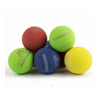 SPORTSPET Tough Bounce Natural Rubber Dog Balls, PACK OF 8 (65mm)