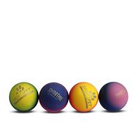 SPORTSPET Tough Bounce Smoothie Natural Rubber Dog Balls, PACK OF 4 (65mm)
