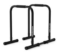 Sportsroyals Adjustable Dip Bars, 400kg Heavy Duty Parallel Bars, Stable Dip Station with Dual Safety Lock, Height Adjustable Parallettes for Home Gym, Calisthenics & Upper Body Workout (black01)