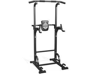 SPORTSROYALS Power Tower Dip Station，Free Standing Pull Up Bar for Home Gym | 204kg Load Capacity, Height Adjustable, 30-Min Assembly, Full-Body Workout, Outdoor & Portable Gym Equipment
