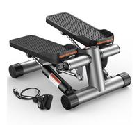 Sportsroyals Stair Stepper for Exercises-Twist Stepper with Resistance Bands and 150 kg Weight Capacity