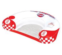 Sportsstuff Noodler 1 Inflatable Floating Lounge Chair with Cup Holder, Red & White