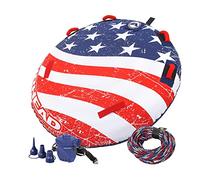 Sportsstuff Stars & Stripes Kit | 1-2 Rider Towable Tube w/Rope & Pump