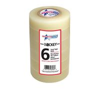 SportsTape Hockey Tape Multipack, Clear, 6 Roll