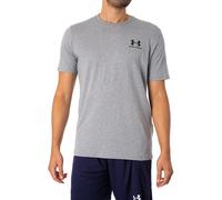Under Armour T-Shirt Sportstyle Left Chest – Men Short-Sleeve, Super Soft, Fast Dry, Grey