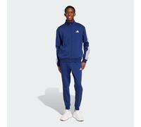 adidas Men Sportswear Basic 3 Stripes Fleece Track Suit Black
