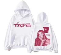 Sportswear Casual Tate McRae Support Peripheral Hoodies Men's and Women's Oversized Long Sleeved Pullovers XS-3XL-White||m