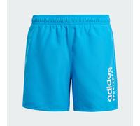adidas Boy's Sportswear Essentials Logo CLX Swim Shorts Kids, Bright Blue/White, 15-16 Years