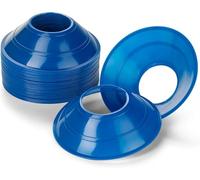 SPORTSYUVA Mini Soccer Cones for Training, Football, Sports, Field Cone Markers Outdoor Games (Pack of 20) (Blue)