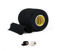 SPORTTAPE EAB Tape | 7.5cm x 4.5m - Black - Tearable Elastic Adhesive Bandage | Rugby Lifting, Tear Light Strapping Tape for Medical, Lifting Blocks, Knee Strapping, Elbow & Wrist - Single Roll