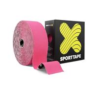 SPORTTAPE Extra Sticky Kinesiology Tape - Bulk 5cm x 22m - Pink | Hypoallergenic, Waterproof Kinesiology Tape | Physio, Medical Sports Tape for Muscle Injury | Extra Long Sports Tape - Uncut
