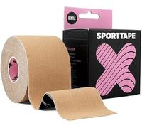 SPORTTAPE Gentle Adhesion Kinesiology Tape, 5cm x 5m, Beige - Hypoallergenic & Water Resistant Sports Tape for Sensitive Skin, Muscle Support, FTM Chest Binding, Face Taping and Light Injury Recovery