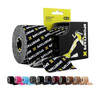 SPORTTAPE Kinesiology Tape - 5cm x 5m Roll - Brand | Physio & Sports Injury Muscle Tape for Knee, Shoulder, Ankle, Plantar, Joint & Body Support | Kinetic, Flexible, Waterproof & Hypoallergenic