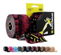 SPORTTAPE Kinesiology Tape, 5cm x 5m, Wild - Waterproof & Hypoallergenic Kinetic Physio Tape for Muscle Injury Recovery, Sports Strapping, Knee Pain, Joint Support & Blisters - Single Uncut Roll