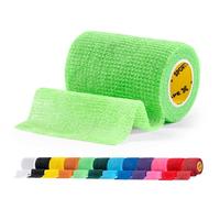 SPORTTAPE Self-Adhesive Cohesive Bandage, 7.5cm x 4.5m, Mint Green - Compression & Vet Wrap for Dogs, Horses, Sports Stretch Tape for Football, Ankles, Joints, Wrists and Sock Tape - Single Roll