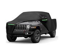 Sportuli Waterproof Car Cover for 2019-2024 Jeep Gladiator, 6 Layers All Weather Protection with Zipper Door