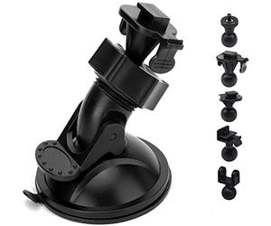 Sportway S10 Suction Cup Dash Cam Mount Holder with 6+pcs Joints for Rove APEMAN CHORTAU Roav Nexar iiwey YI Z-Edge Old Shark KDLINKS Falcon Zero... Most Car Dash Cameras