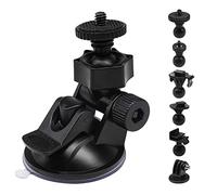 Sportway XLEADER S30 Dash Cam Suction Mount (2nd Gen) with 10pcs Joints for REXING,Z-Edge,Old Shark,YI,KDLINKS,Falcon Zero,Transcend,Crosstour,VANTRUE,GoPro Hero and Most Other Dash Cameras DVR GPS