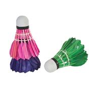 SportX - SportX Spring Coloured Feather Shuttles in Tube - 3 Pieces
