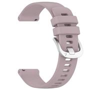 Sporty Breathable Silicone Watch Band Sweatproof Water Proofing and Comfortable Wearing Experience Compatible with Smartwatch Couples Set (Purple, One Size)