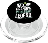 Sporty Dad Grandpa Pickleball Legend Paddle Icon PopSockets PopGrip for MagSafe