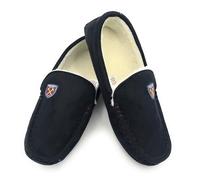 Sporty Gifts Mens West Ham Moccasin Slipper, Great West ham gift for any occasion [size 9/10]