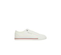 Sporty Lace-Up Textile Sneakers s.Oliver Blanc 45
