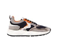 Sporty Leather and Fabric Sneaker - male - Voile Blanche - Sneakers - Multicolor - 8 UK - Shoes 8 UK