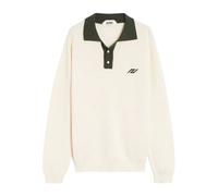 Sporty Long Sleeve Polo - male - Autry - Polo Shirts - Beige - M - Tops M