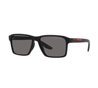 Sporty Rectangular Sunglasses Polarized, unisex, Prada, Sunglasses, Black, 58 MM, Accessories 58 MM