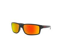 Sporty Rectangular Sunglasses Prizm Ruby - male - Oakley - Sunglasses - Black - 60 MM - Accessories 60 MM