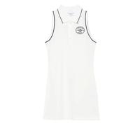 Sporty & Rich embroidered-logo polo mini dress - White S-M