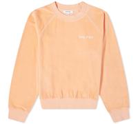 Sporty & Rich Italic Logo Raglan Crew Sweat Peach/White