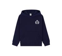 SPORTY & RICH KIDS crest-emblem hoodie - Blue 2-4-4-6-8-10