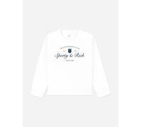 Sporty & Rich Kids Syracuse Crewneck Sweatshirt in White - White - 6 - 8 Yrs