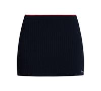 Sporty & Rich Serif Logo-embroidered mini skirt - Blue L