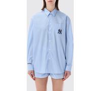 SPORTY & RICH Shirt Woman color Blue - Size: XL - female