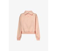 Sporty & Rich Womens Ballet Rizzoli Branded Cotton-jersey Polo Shirt L