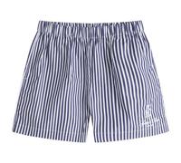 Sporty & Rich Women's Vendome Boxer Shorts Navy Stripe XS