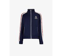 Sporty & Rich Womens Vy Crown Brand-embroidered Woven Jacket Xs